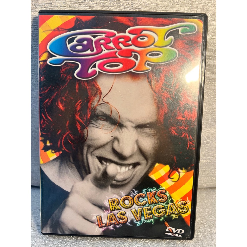 Carrot Top Rocks Las Vegas DVD 2003 Stand Up Comedy Delta 82 483 MGM Grand Live